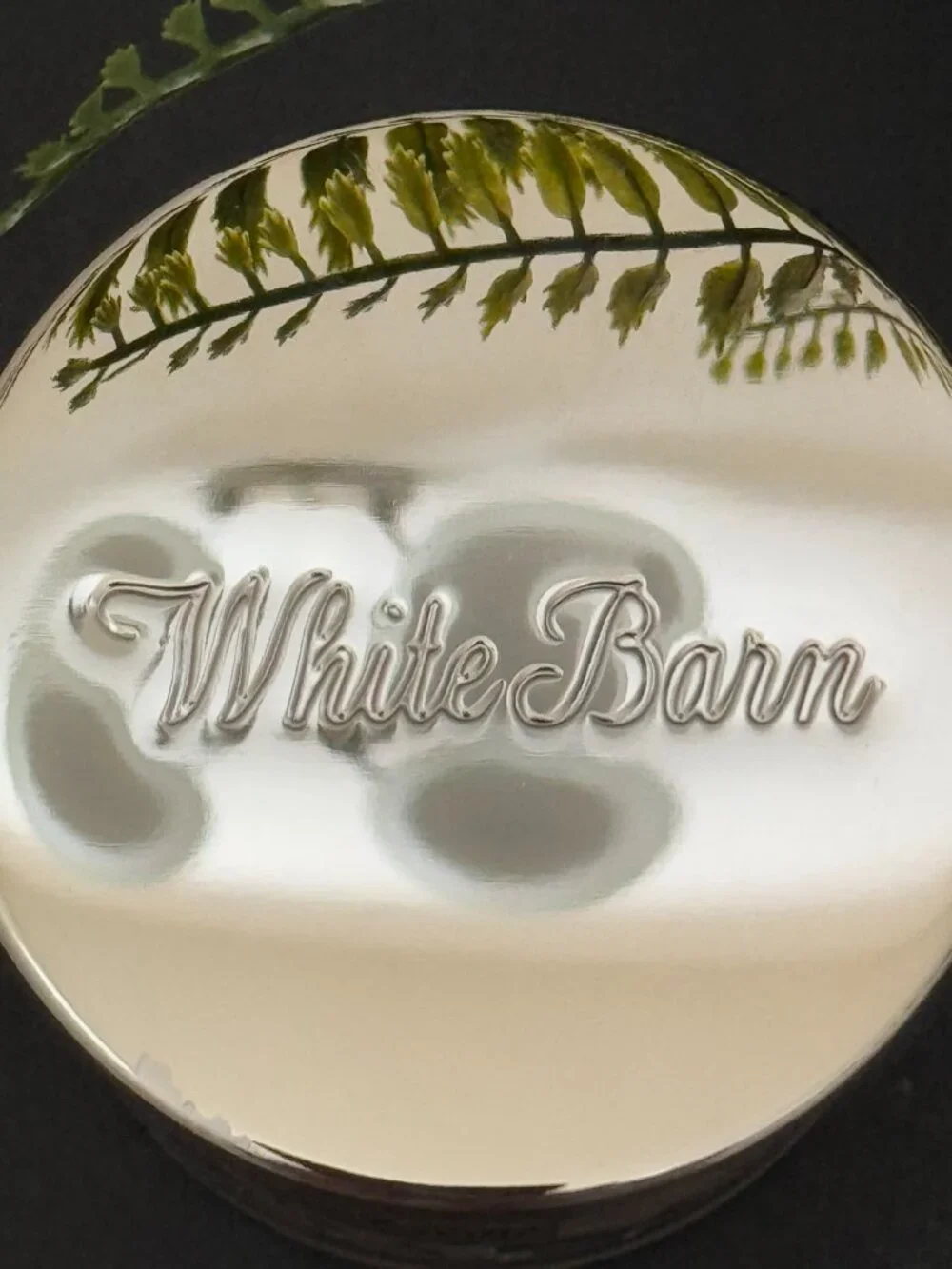 BBW Snowflakes & Cashmere White Barn Bath & Body Works Single Wick Candle - Picture 8 of 10